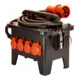 as-Schwabe Distributeur de courant de chantier M2 400V en caoutchouc plein-1