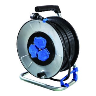 as-Schwabe Enrouleur de câble 50 m H07RN-F 3G 1,5