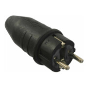 as-Schwabe Fiche en caoutchouc plein 230V / 10/16A