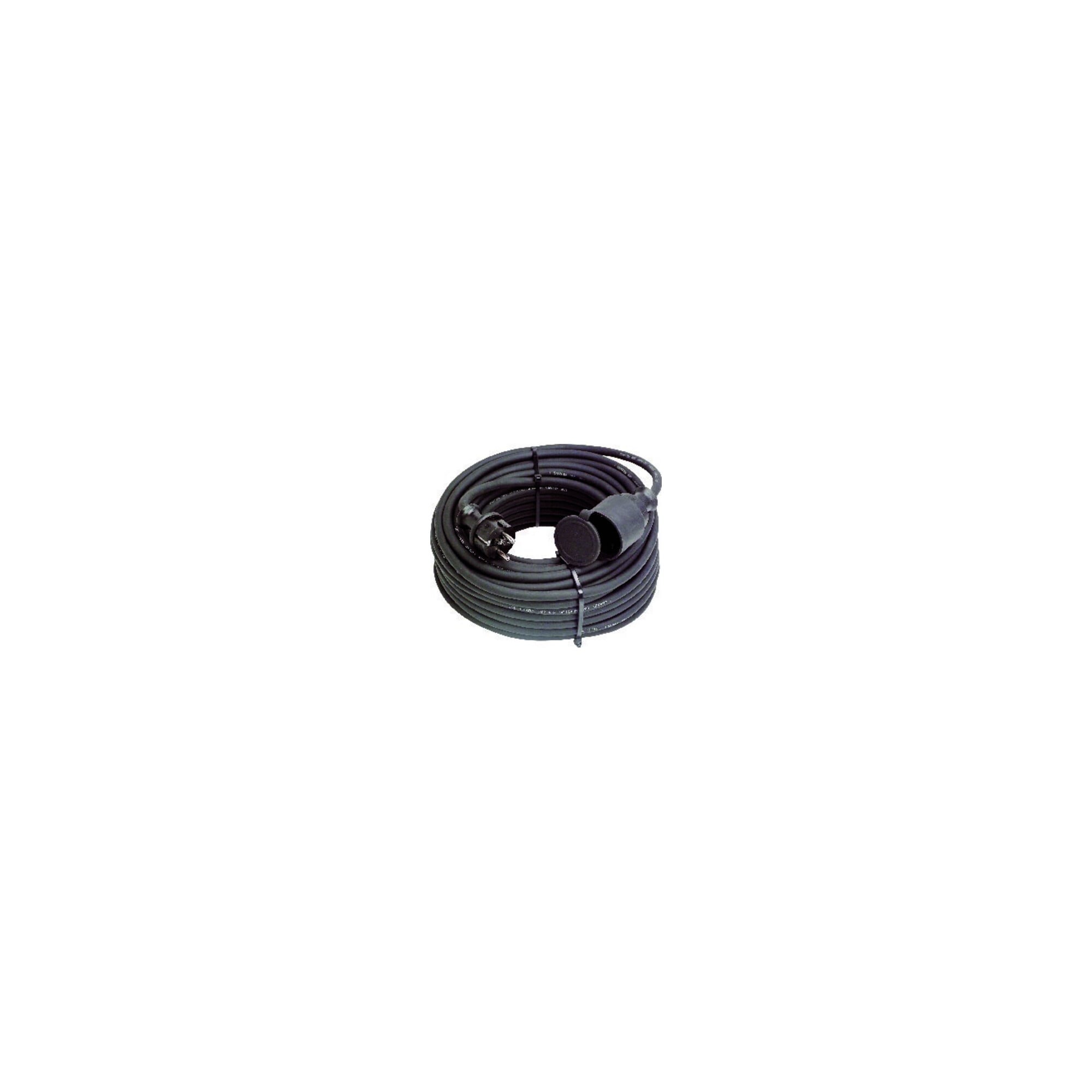 as-Schwabe Gummi-Kabelverlängerung 10m, IP44, H07RN-F3G1,5 ; as - Schwabe
