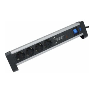 as-Schwabe Multiprise 4 prises ALUX avec support de table