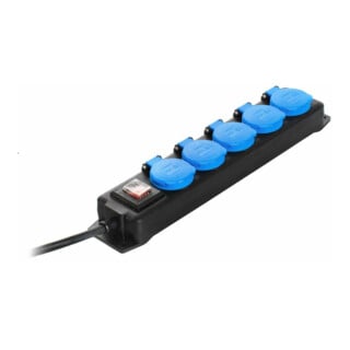 as-Schwabe Multiprise professionnelle 5 prises 4,5m H07RN-F3G1,5