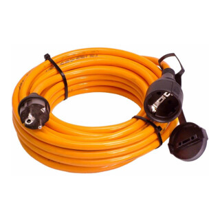 as-Schwabe PROFI-Verlängerungskabel 25m H07BQ-F 3G2,5 orange