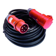 as-Schwabe Rallonge CEE 16A, 10m H07RN-F 5G1,5, 400 V