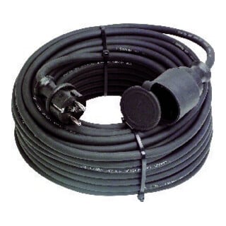 as-Schwabe Rallonge de câble en caoutchouc 10m, IP44, H07RN-F3G1,5