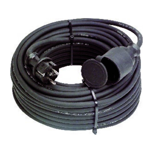 as-Schwabe Rallonge de câble en caoutchouc 10m, IP44, H07RN-F3G1,5