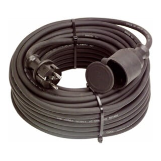 as-Schwabe Rallonge de câble en caoutchouc 50m, IP44, H07RN-F3G1,5