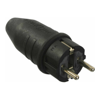 as-Schwabe Vollgummi-Stecker 230V / 10/16A