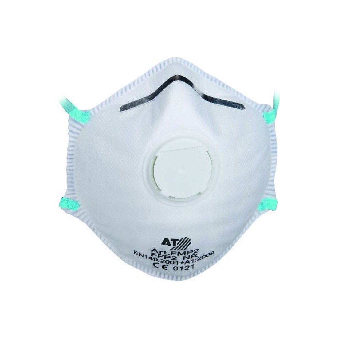 ASATEX Feinstaub-Maske, FFP2 NR D, weiß, mit Ventil, (1Stück, 1Box, 15 Stück)