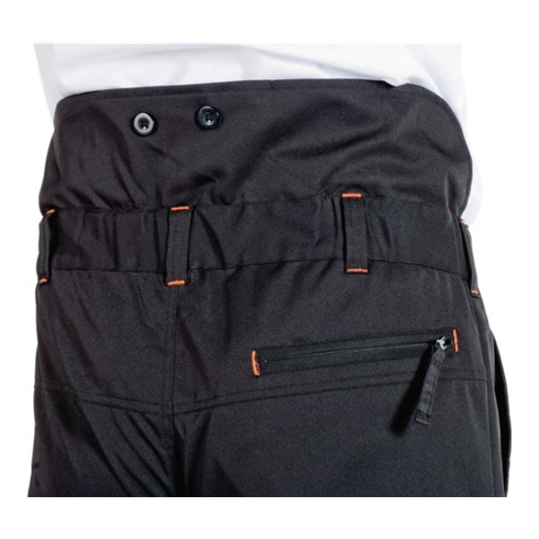 Asatex Forst-Hose-Softshell Gr.M, EN 381-5 Form A Kl.1 schwarz/orange