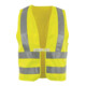 ASATEX Gilet de sécurité universel jaune avec bandes réfléchissantes épaules EN 20471 Cl.2-1
