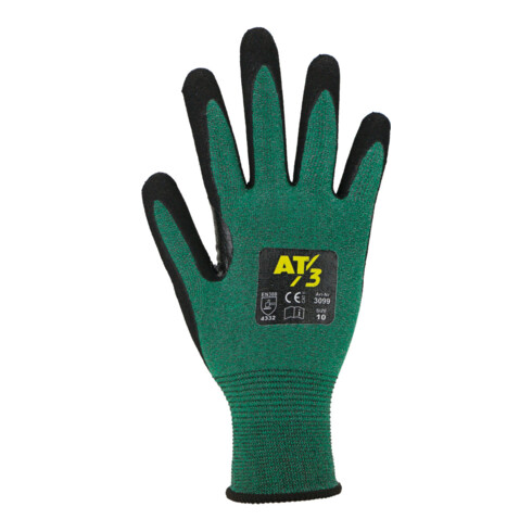 ASATEX Handschuh-Paar grün/schwarz, Handschuhgröße: 11