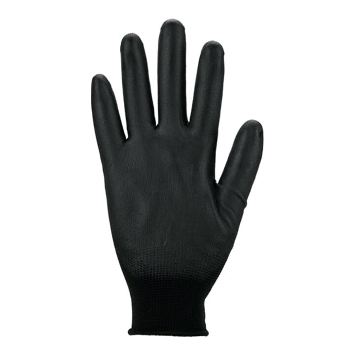 Asatex Nordwest Handschuhe Nylon Feinstrick mit Strickbund schwarz