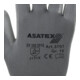 Asatex Handschuhe PU grau Nylon Feinstrick mit Strickbund-4