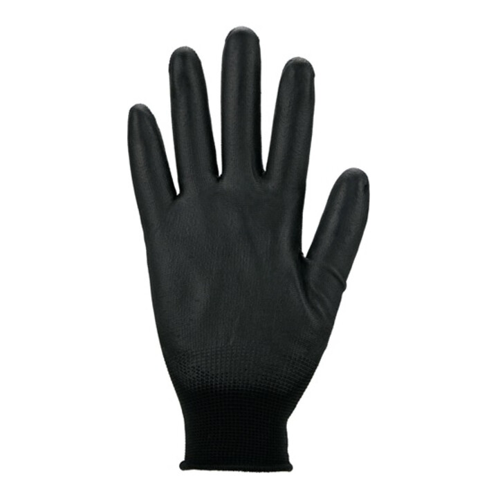 Asatex Nordwest Handschuhe Nylon Feinstrick mit Strickbund schwarz