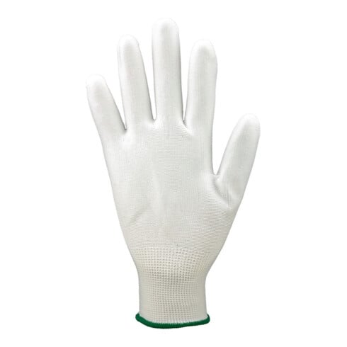 Asatex Handschuhe Nylon Feinstrick mit Strickbund weiß