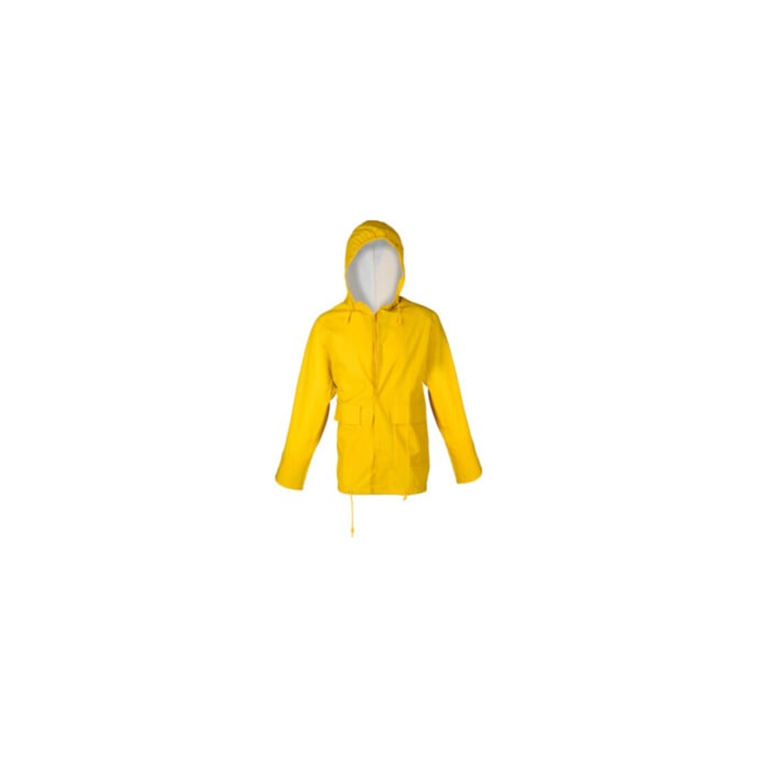 Asatex Regenjacke PU-Stretch mit Kapuze EN343 Kl.2 gelb