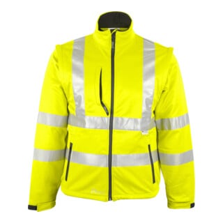 ASATEX Veste de sécurité Softshell, taille S, jaune fluo