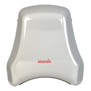 Starmix Asciugacapelli Vandal con custodia in acciaio verniciato a polvere bianca