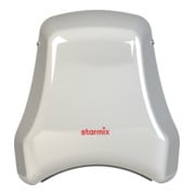 Starmix Asciugatore per mani antivandalo con alloggiamento in acciaio verniciato a polvere bianco
