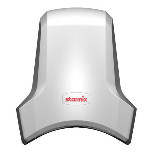 Starmix Asciugatore per mani in plastica bianco, cilindrico