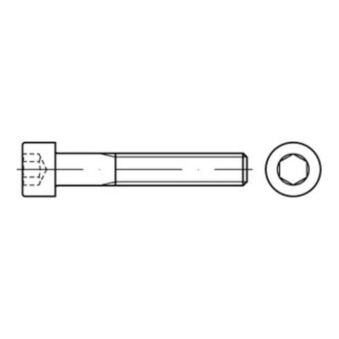 ASME B 18.3 Zylinderkopfschraube UNC 1/2"x1 1/4" Stahl 12.9 blank Innensechskant