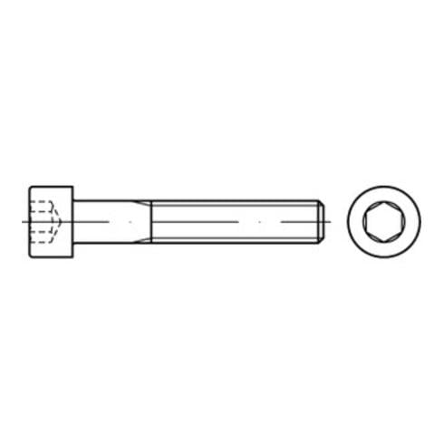 ASME B 18.3 Zylinderkopfschraube UNC 1/4"x6" Stahl 12.9 blank Innensechskant