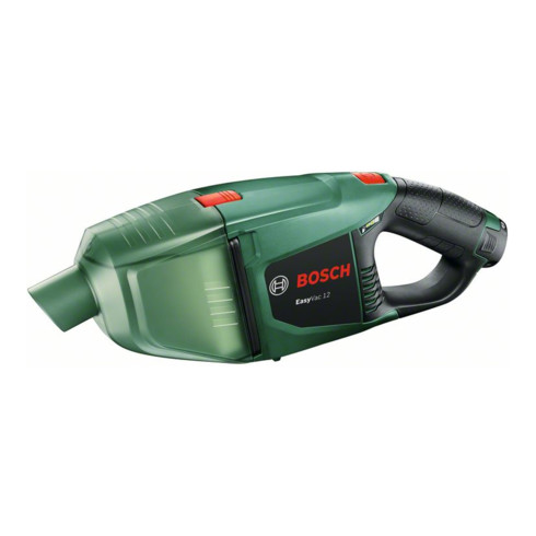 Aspirateur à main sans fil EasyVac 12 de Bosch, avec 1 x batterie PBA 12V 2,5 Ah, chargeur