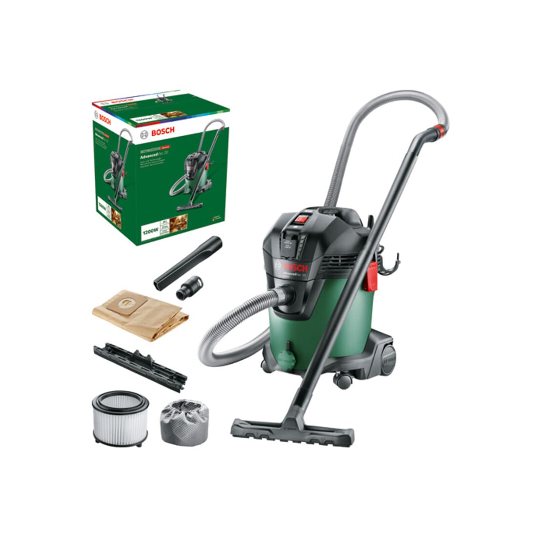 Aspirateur eau et poussière Bosch AdvancedVac 20