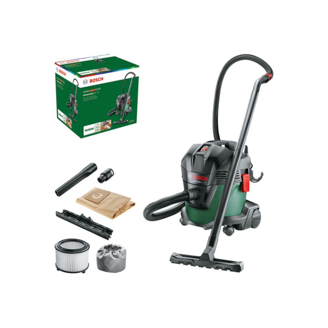 Aspirateur eau et poussière Bosch UniversalVac 15