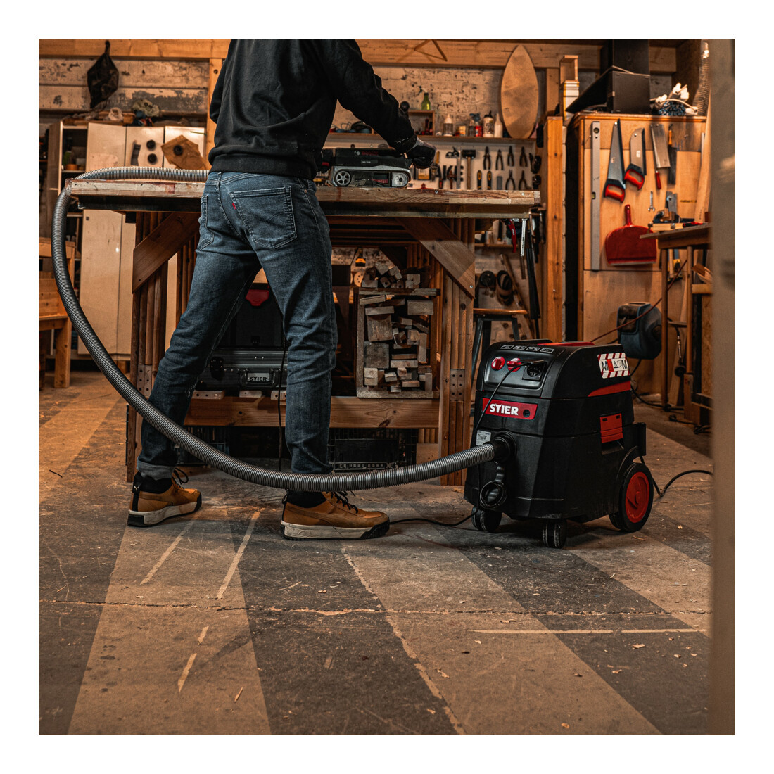 STIER Aspirateur eau et poussière M PRO-35L - 73 L/s · 270 mbar