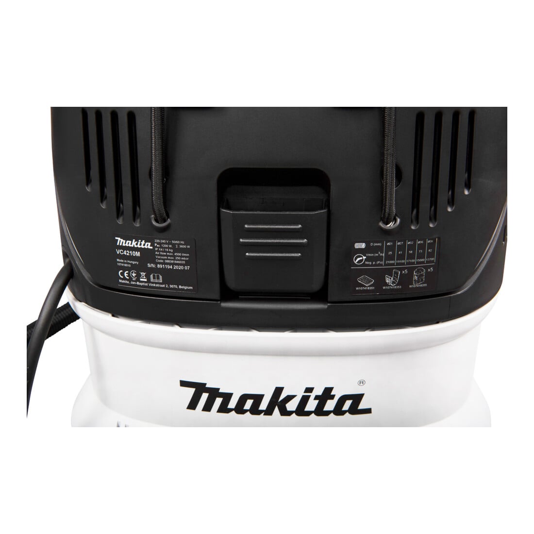 Aspirateur Makita pour la classe de poussière M VC4210M
