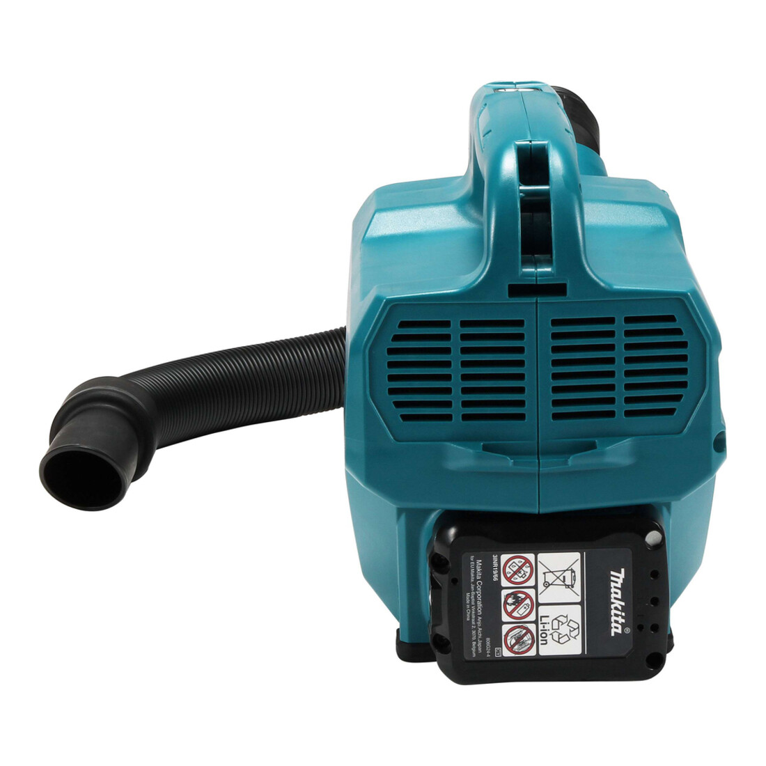 Aspirateur Makita sans fil 12 V max. / 2,0 Ah, 1 batterie + chargeur dans sac de transport CL121DSA