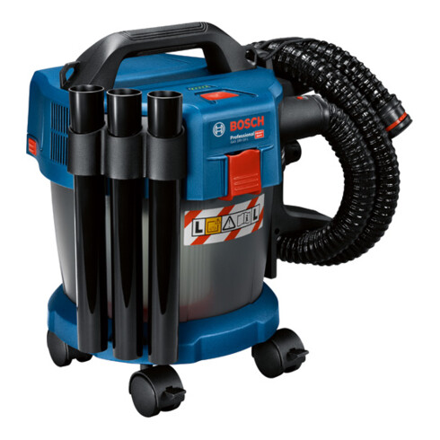Aspirateur sans fil Bosch GAS 18V-10 L version Solo avec adaptateur pour outil électrique
