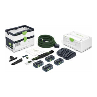 Aspirateur sans fil Festool CTMC SYS HPC 4,0 I-Plus CLEANTEC
