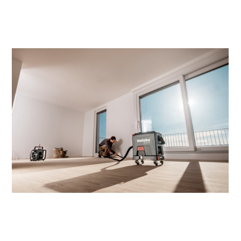 Aspirateur sans fil Metabo AS 18 L PC avec nettoyage manuel du filtre ; boîte en carton