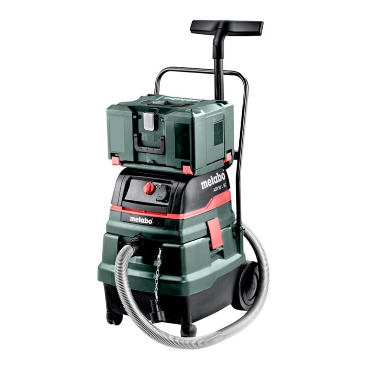 Aspirateur tous usages ASR 50 L SC metabo, avec secoueur électromagnétique, carton