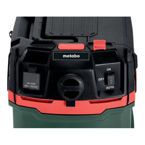 Aspirateur tous usages Metabo ASA 20 L PC avec nettoyage manuel du filtre