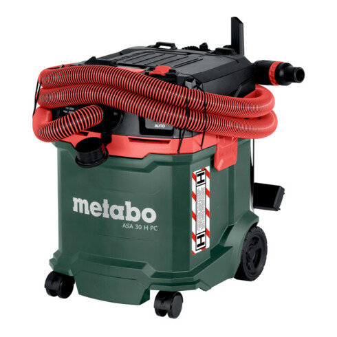 Aspirateur tous usages Metabo ASA 30 H PC avec nettoyage manuel du filtre