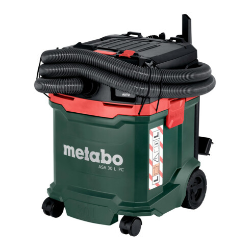 Aspirateur tous usages Metabo ASA 30 L PC avec nettoyage manuel du filtre