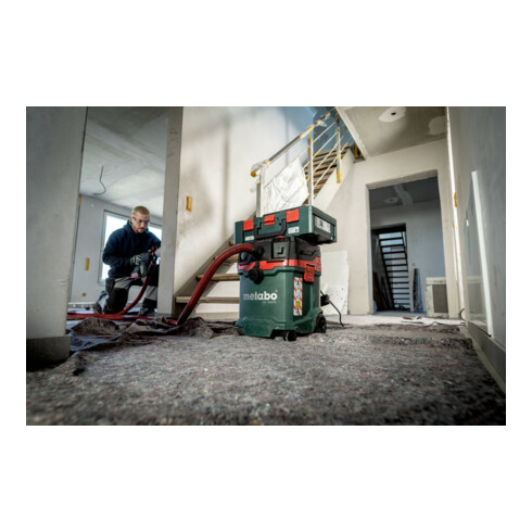 Aspirateur tous usages Metabo ASA 30 M PC avec nettoyage manuel du filtre