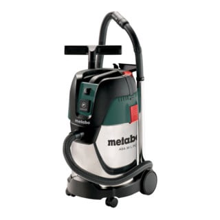 Aspirateur universel Metabo ASA 30 L PC Inox avec nettoyage manuel du filtre