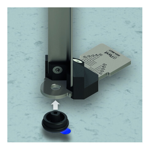 ASSA ABLOY Abdeckprofil FSA8800, S18, schwC35mat.el, 1755mm