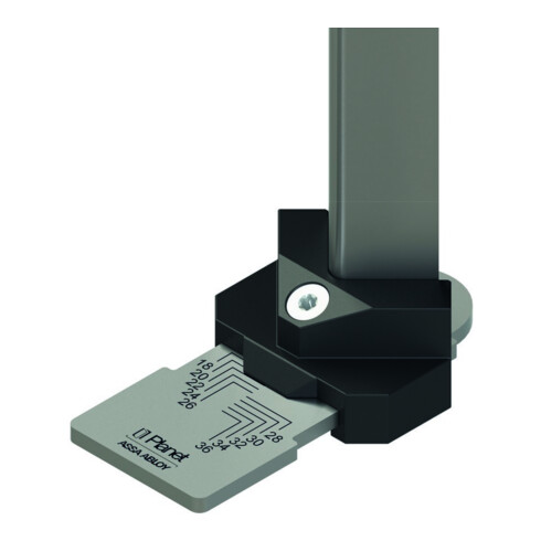 ASSA ABLOY Abdeckprofil FSA8800, S18, schwC35mat.el, 1755mm