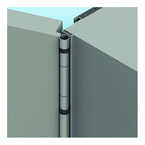 ASSA ABLOY Abdeckprofil FSA8800, S18, ESTmat.el.INOX, 1980mm