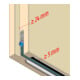 ASSA ABLOY Absenkdichtung Planet MinE-F/S 2000 mm