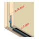 ASSA ABLOY Absenkdichtung Planet MinE-F/V 400 mm