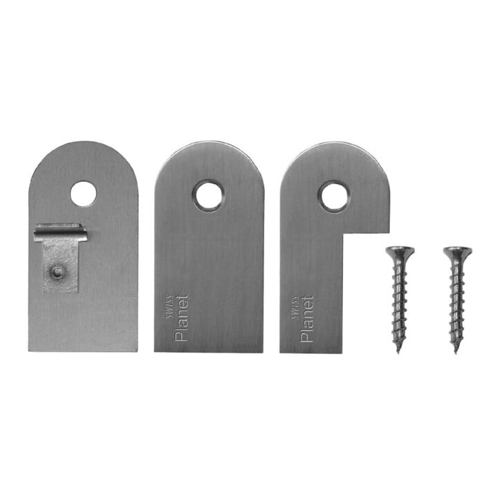 ASSA ABLOY Accessoires de montage Set de montage SN pour porte bois en inox