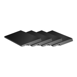 ASSA ABLOY Dichtset Zargen-Dichtset F. schwarz 57mm 120mm