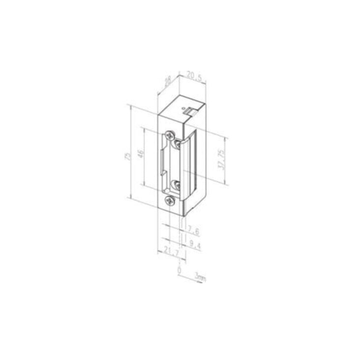 Assa Abloy effeff Elektro-Türöffner ohne Stulp. 12V 17----------E41
